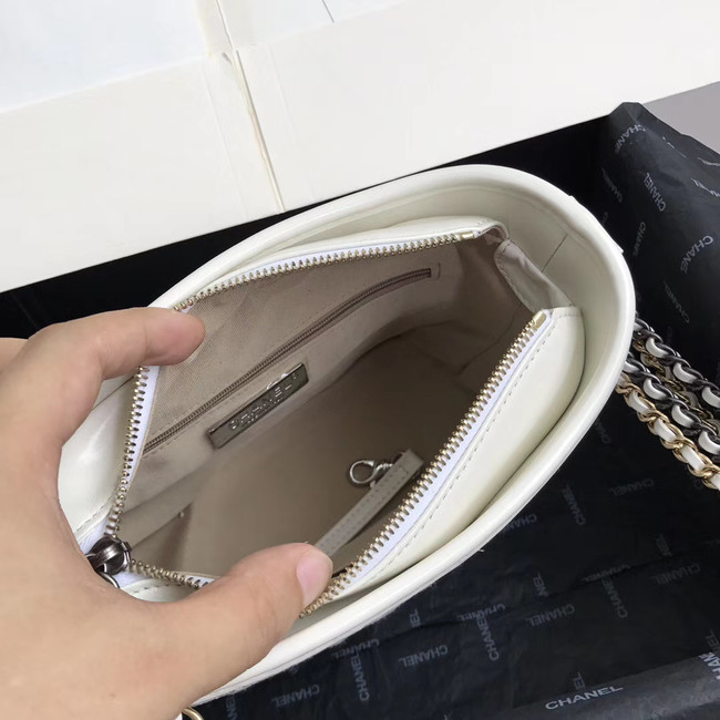 Chanel gabrielle small hobo bag A0865 white