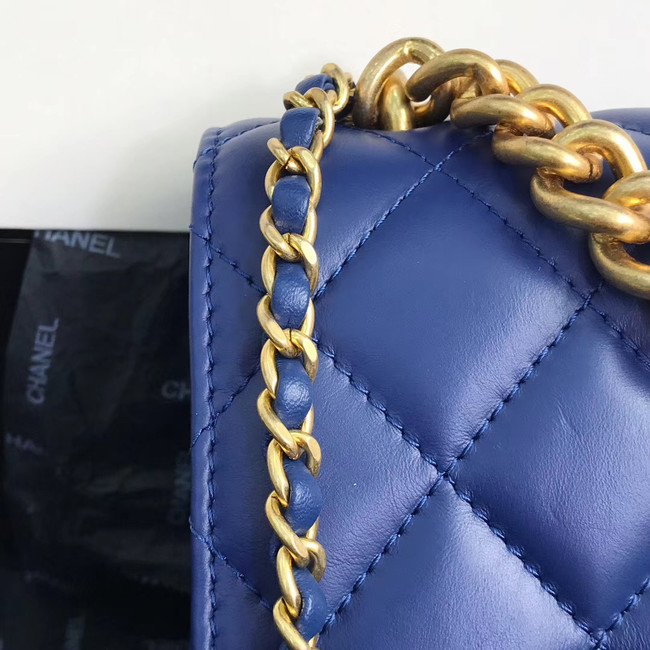 Chanel Small flap bag AS0784 blue