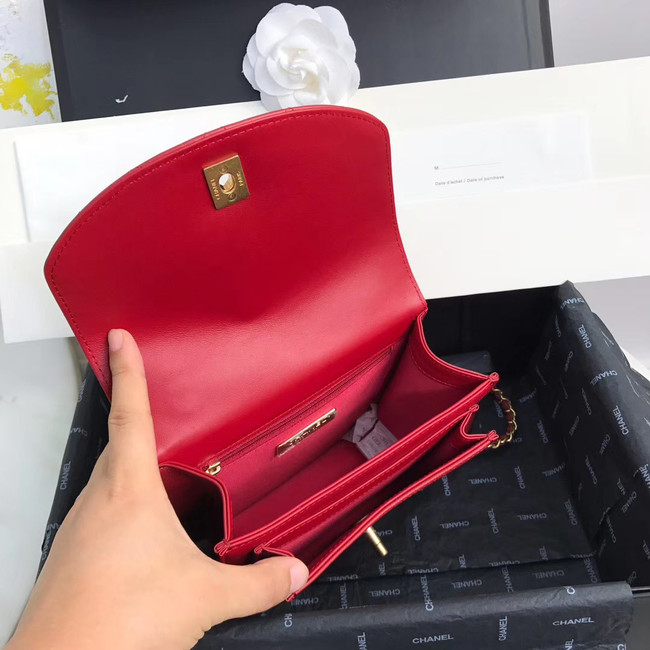 Chanel Small flap bag AS0784 red