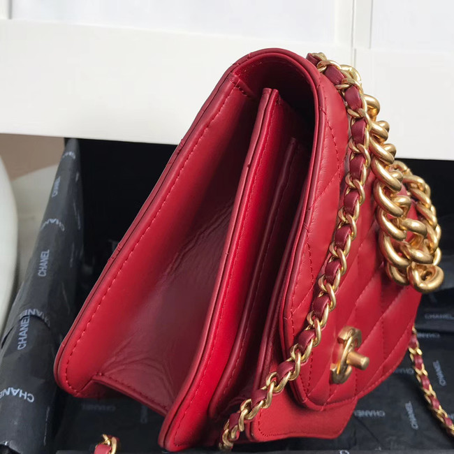 Chanel Small flap bag AS0784 red