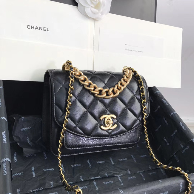 Chanel Small flap bag AS0785 black