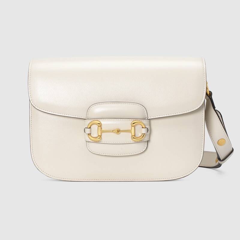 Gucci 1955 leather shoulder bag 602204 white