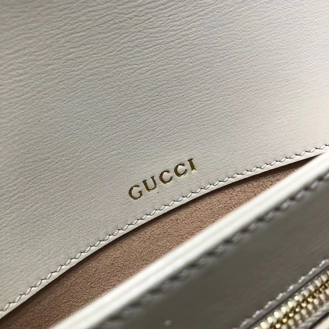 Gucci GG Supreme canvas shoulder bag 602204 white