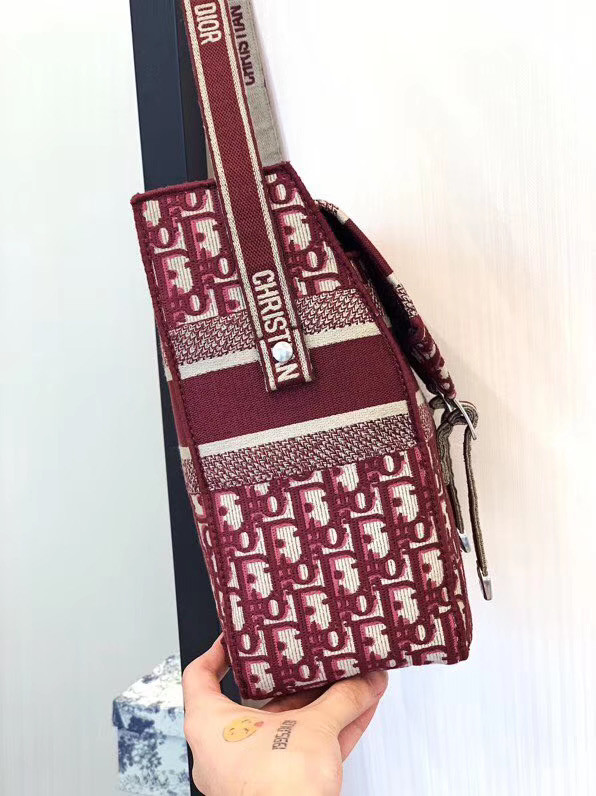 MESSENGER TAS DIOR OBLIQUE DIORCAMP M1291VRIS Bordeaux