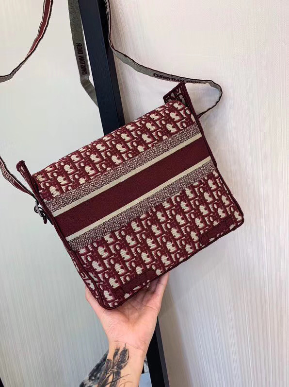 MESSENGER TAS DIOR OBLIQUE DIORCAMP M1291VRIS Bordeaux