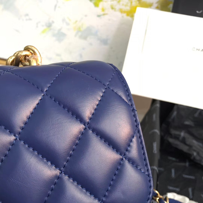 Chanel Small flap bag AS0785 Blue