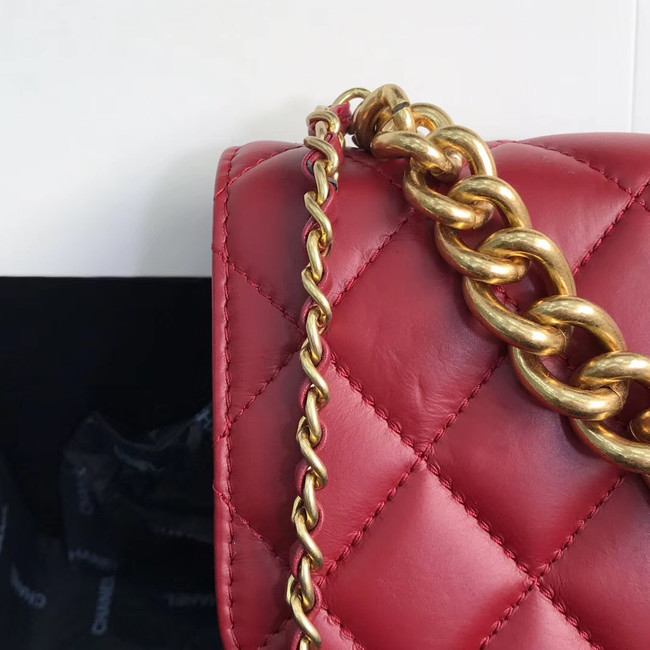 Chanel Small flap bag AS0785 red