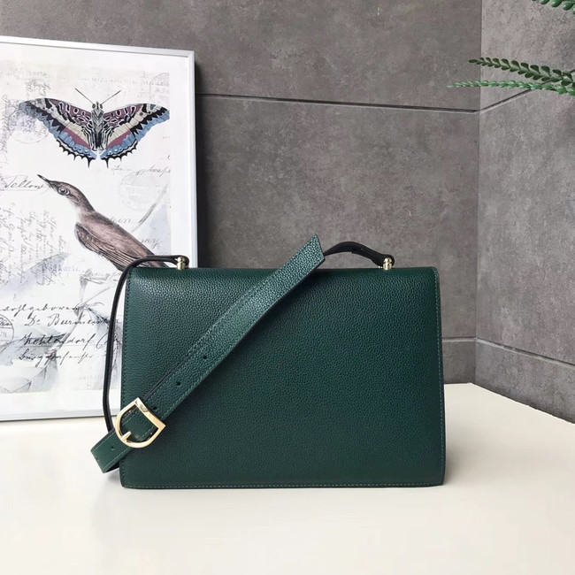 Gucci GG Leather Shoulder Bag A576388 green