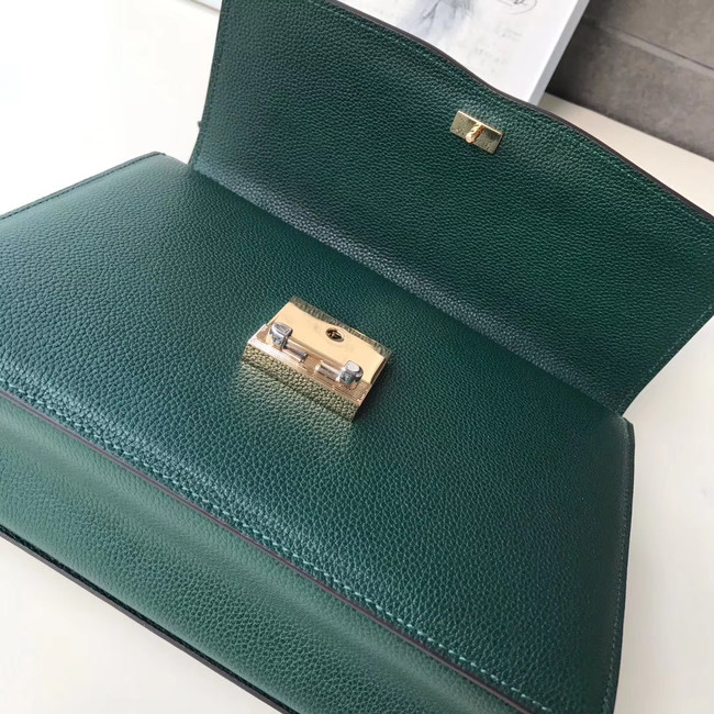 Gucci GG Leather Shoulder Bag A576388 green