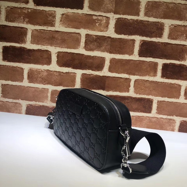 Gucci GG Original Leather  Messenger Bag 574886 black