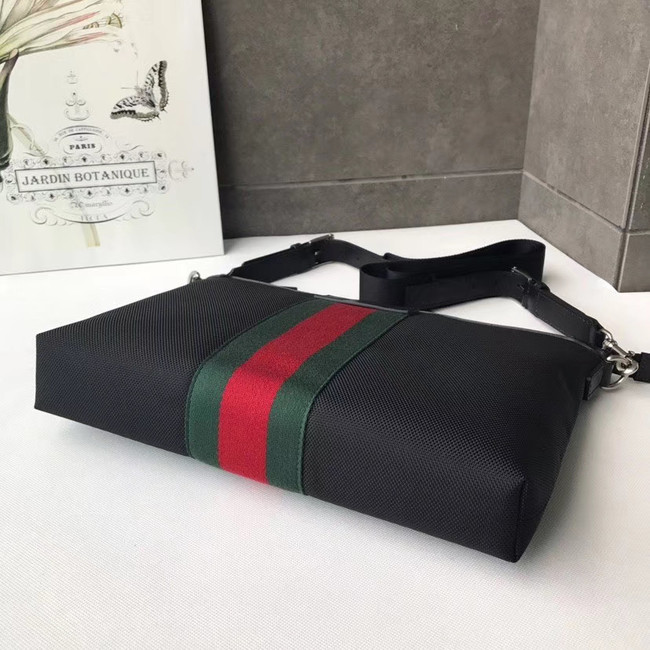 Gucci GG Supreme canvas shoulder bag 523335 black