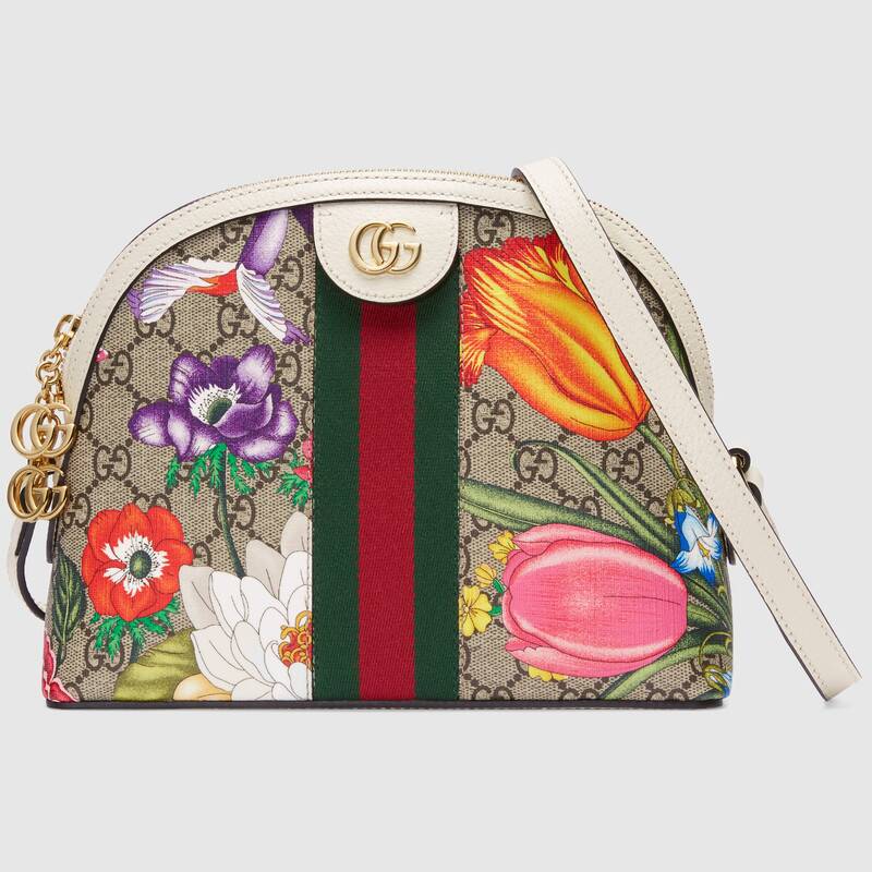 Gucci Ophidia Small Shoulder Bag 499621 white