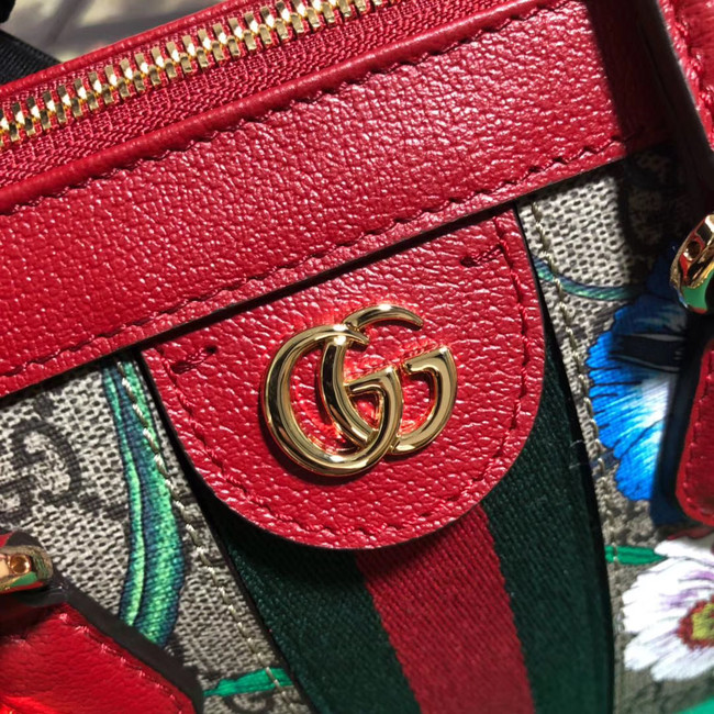 Gucci Ophidia small GG tote bag 547551 red