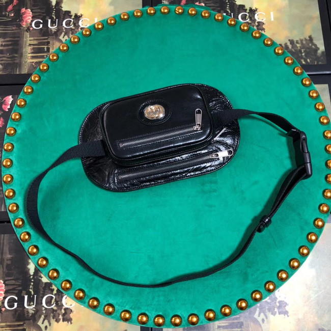 Gucci GG Original Leather belt bag 575857 black