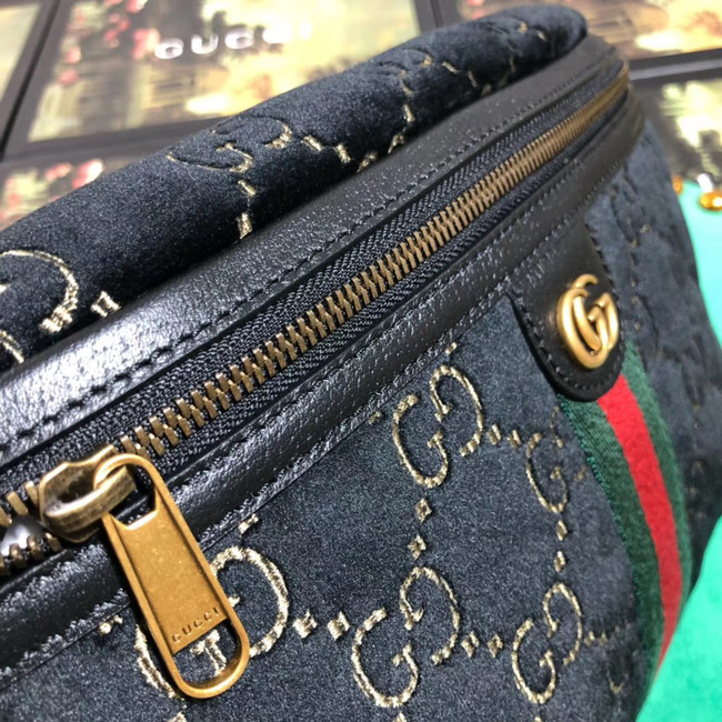 Gucci GG velvet waistpack 574968 red blue black