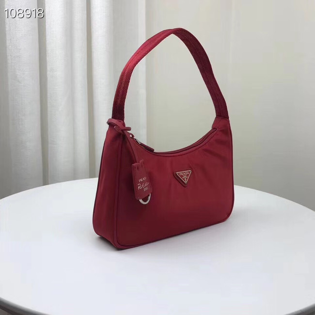 Prada Nylon tote bag 1NE515 red