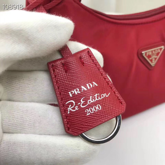 Prada Nylon tote bag 1NE515 red