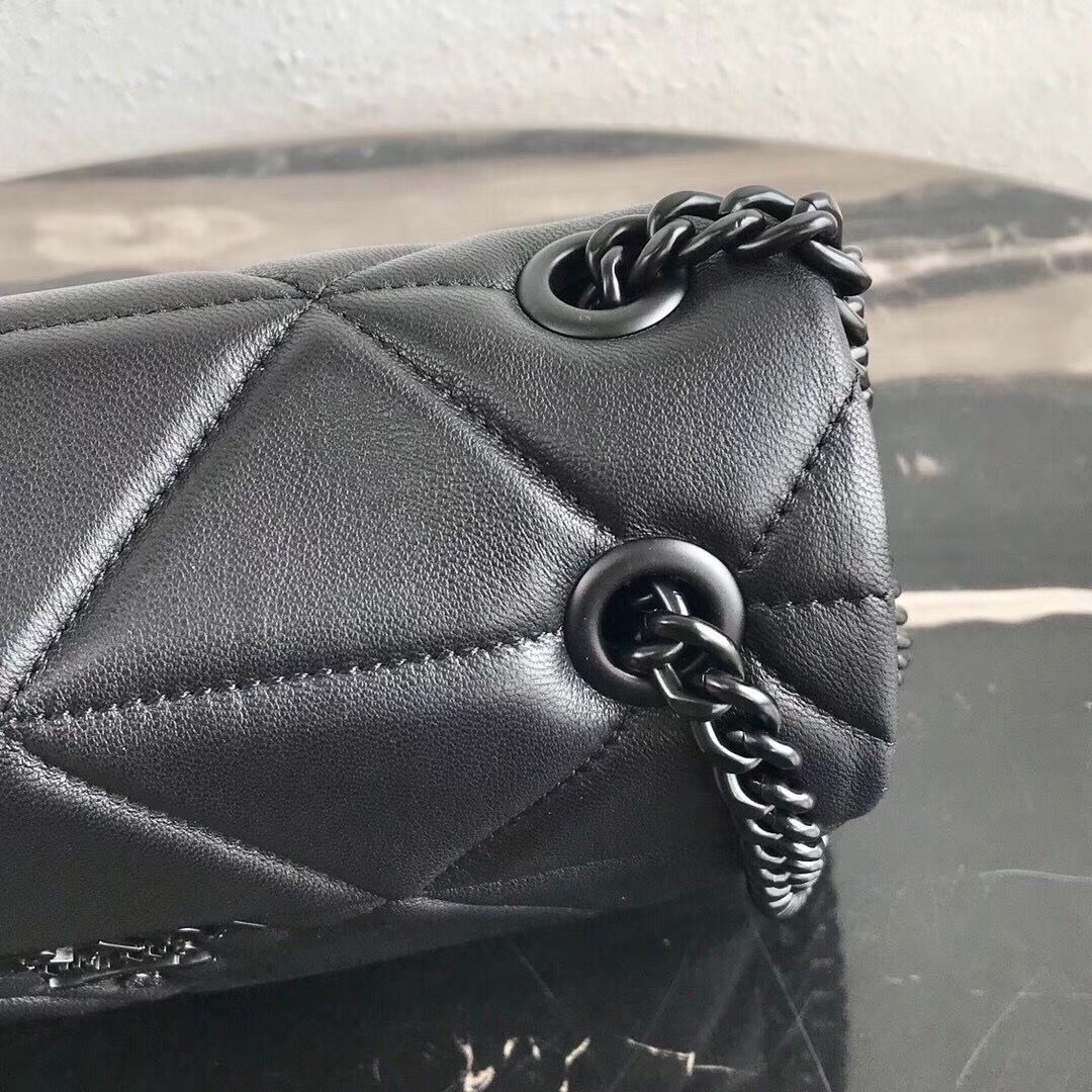 Prada Original Lambskin Leather Shoulder Bag 1BD233 Black