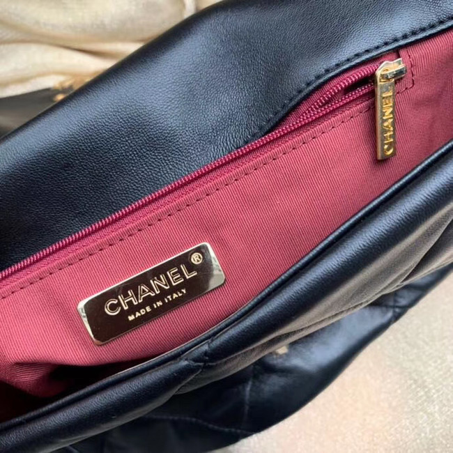 Chanel 19 flap bag AS1161 black