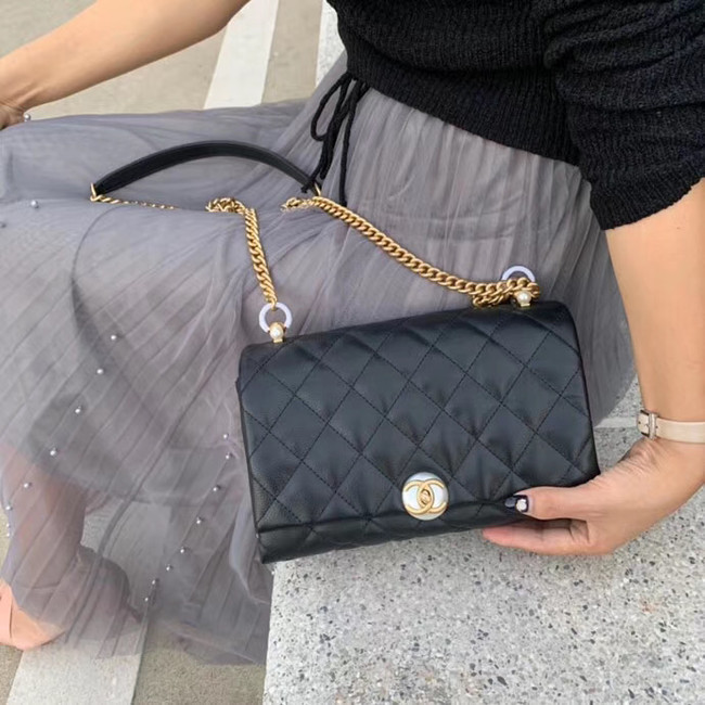 Chanel flap bag AS1170 black