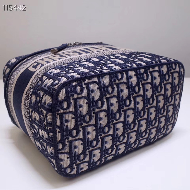 Dior SADDLE DENIM CANVAS Cosmetic Bag 5698