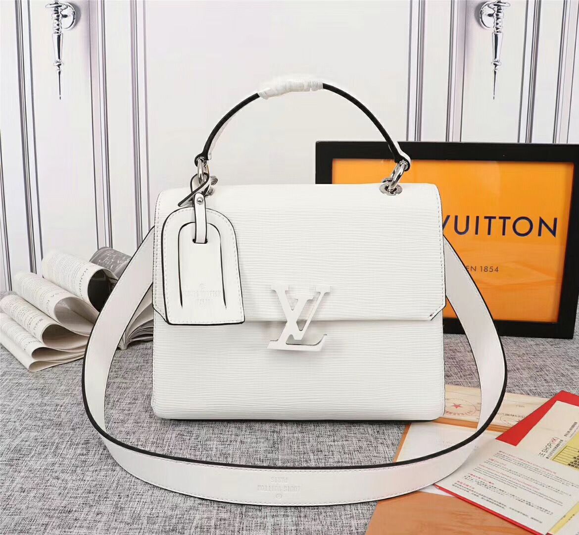 Louis Vuitton Original Epi Leather Grenelle Small Tote Bag M53694 White