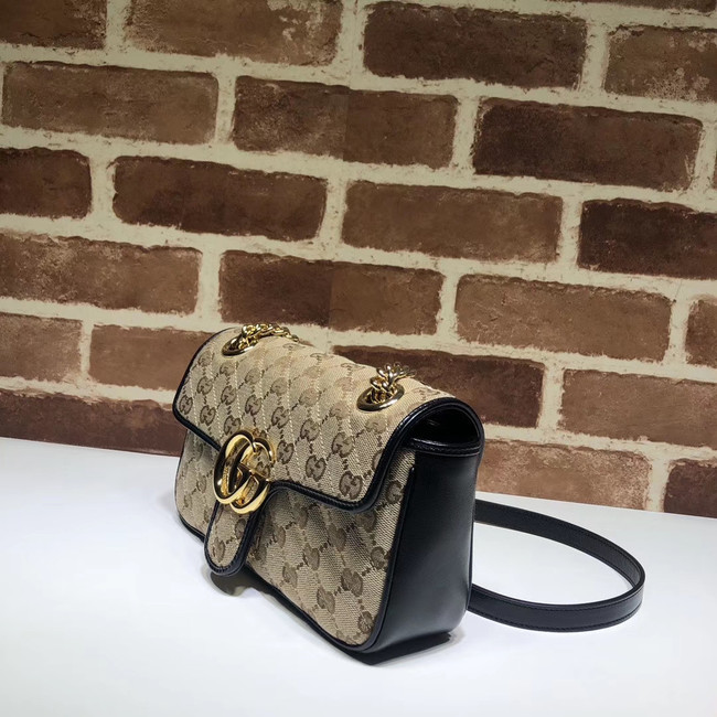 Gucci GG Marmont small shoulder bag 446744 black