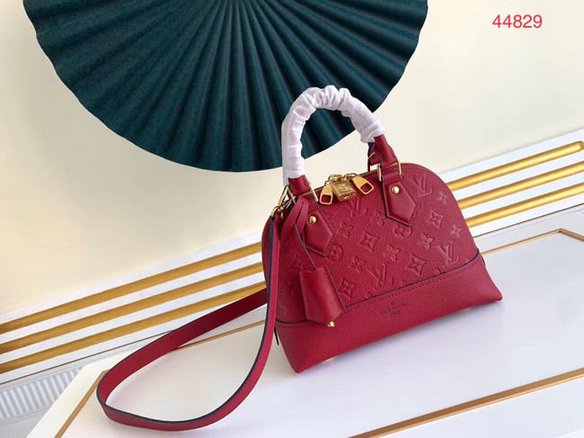 Louis Vuitton Original Monogram Empreinte NEO ALMA BB M44866 Cherry Berry