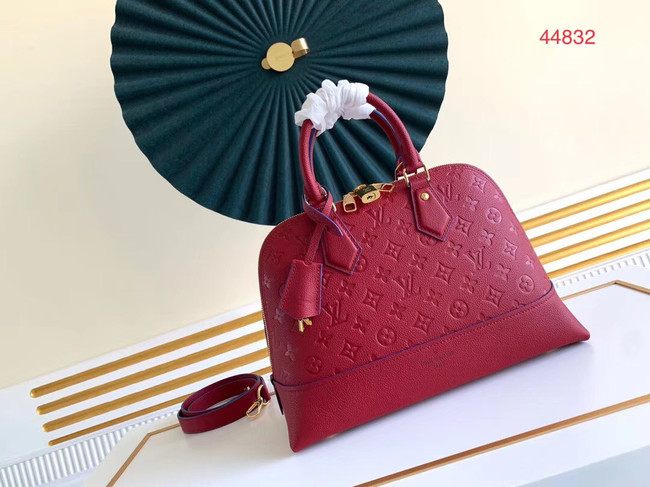 Louis Vuitton Original Monogram Empreinte NEO ALMA PM M44832 red