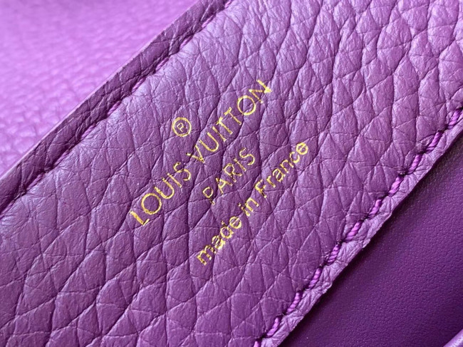 Louis Vuitton Original Taurillon leather CAPUCINES BB M95509 purple