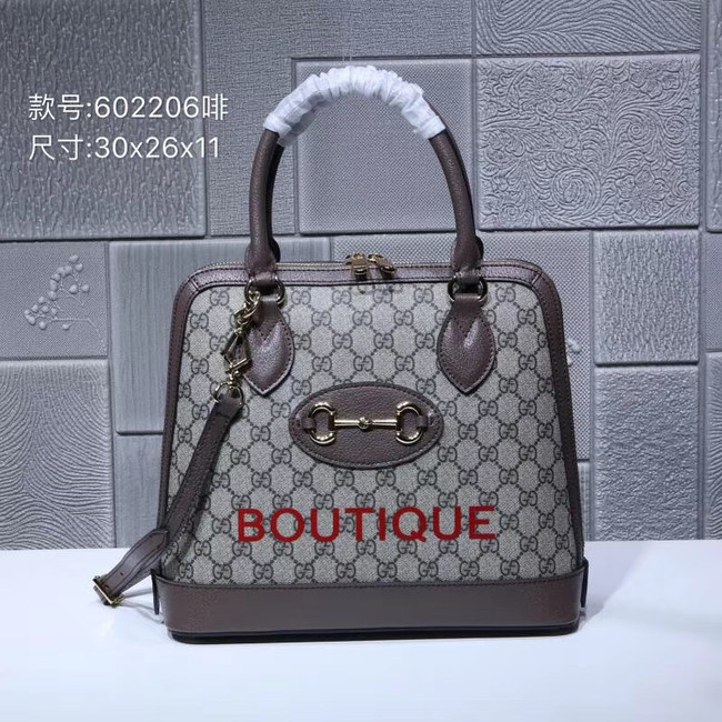 Gucci Ophidia small GG tote bag 602206 brown