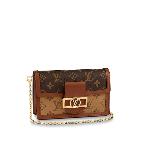 Louis Vuitton Original Monogram Canvas DAUPHINE CHAIN WALLET M68746