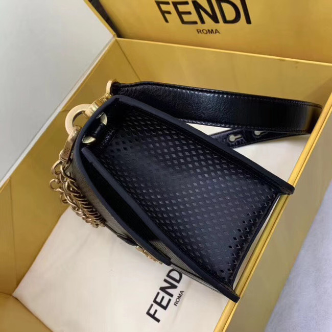 Fendi KAN U leather bag 8BT313 Royal