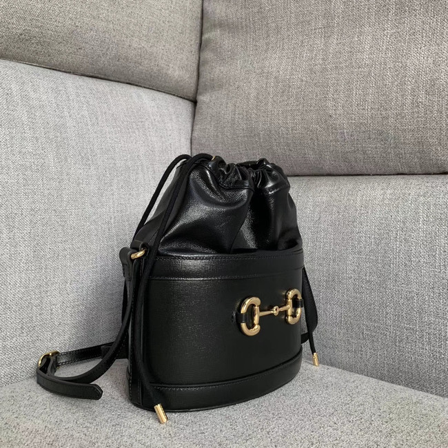 Gucci 1955 Horsebit bucket bag 602118 black