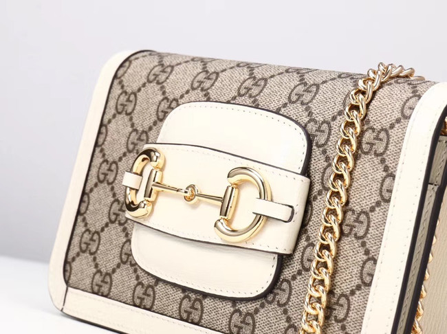 Gucci GG Marmont mini shoulder bag 600663 white