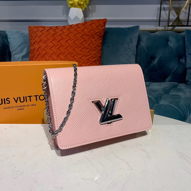 Louis Vuitton TWIST BELT CHAIN WALLET M68559 pink