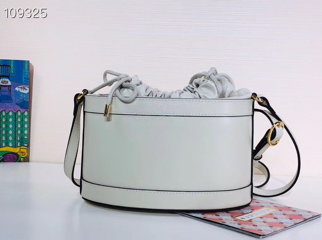 Gucci 1955 Horsebit bucket bag 602118 white