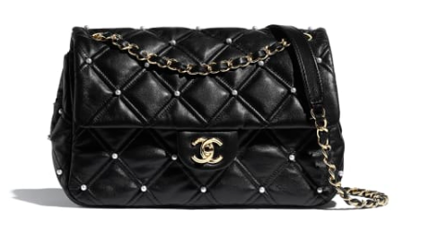 Chanel flap bag AS1202 black