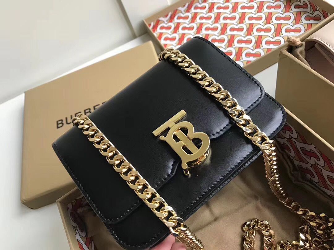 BurBerry Original Leather Thomas Belt Bag BU55698 Black