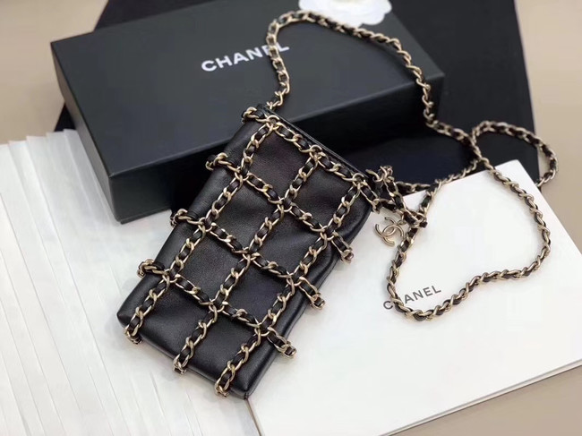 Chanel Lambskin AS1382 black