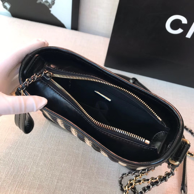 Chanel gabrielle small hobo bag A91810 Cane black