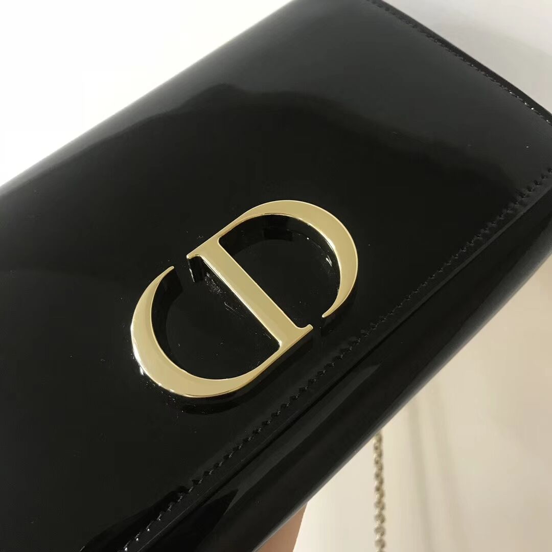 Dior leather Clutch bag M9205 black