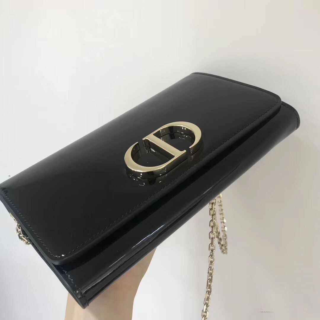 Dior leather Clutch bag M9205 black