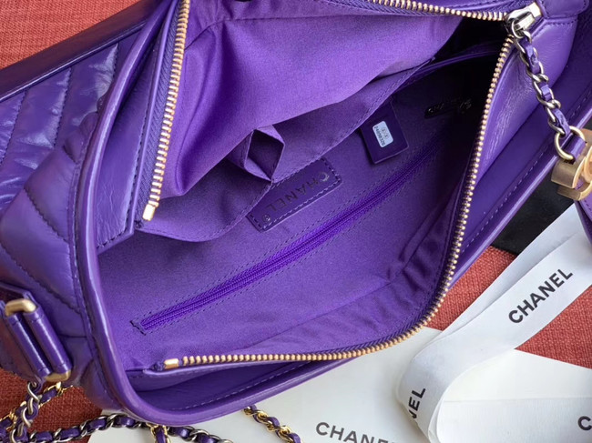 Chanel gabrielle hobo bag A93824 purple