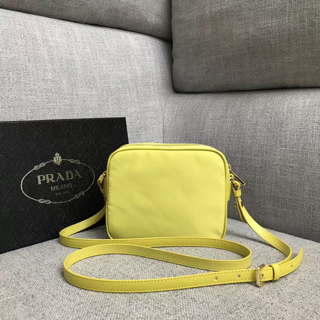 Prada Nylon Shoulder Bag 82022 yellow