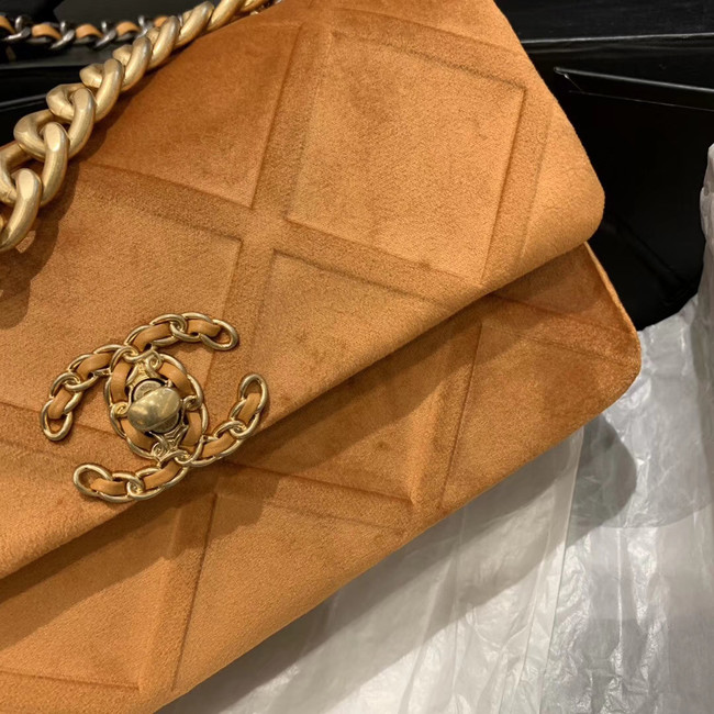 CHANEL 19 Flap Bag AS1160 Camel