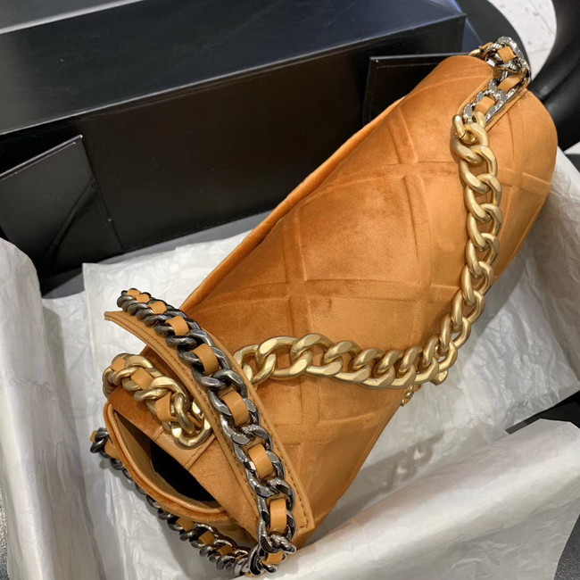 CHANEL 19 Flap Bag AS1160 Camel