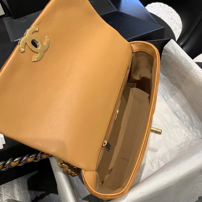 CHANEL 19 Flap Bag AS1160 Camel