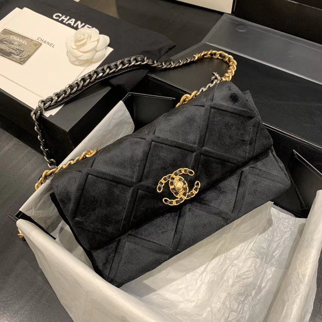 CHANEL 19 Flap Bag AS1160 black