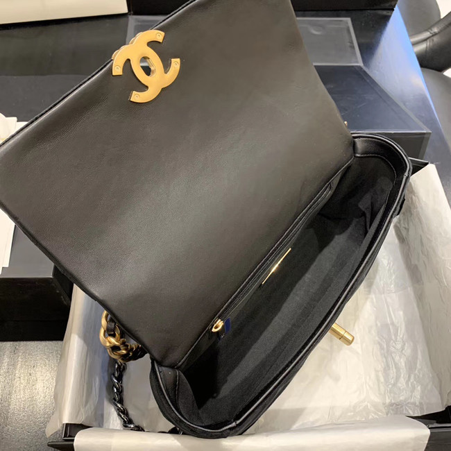 CHANEL 19 Flap Bag AS1160 black